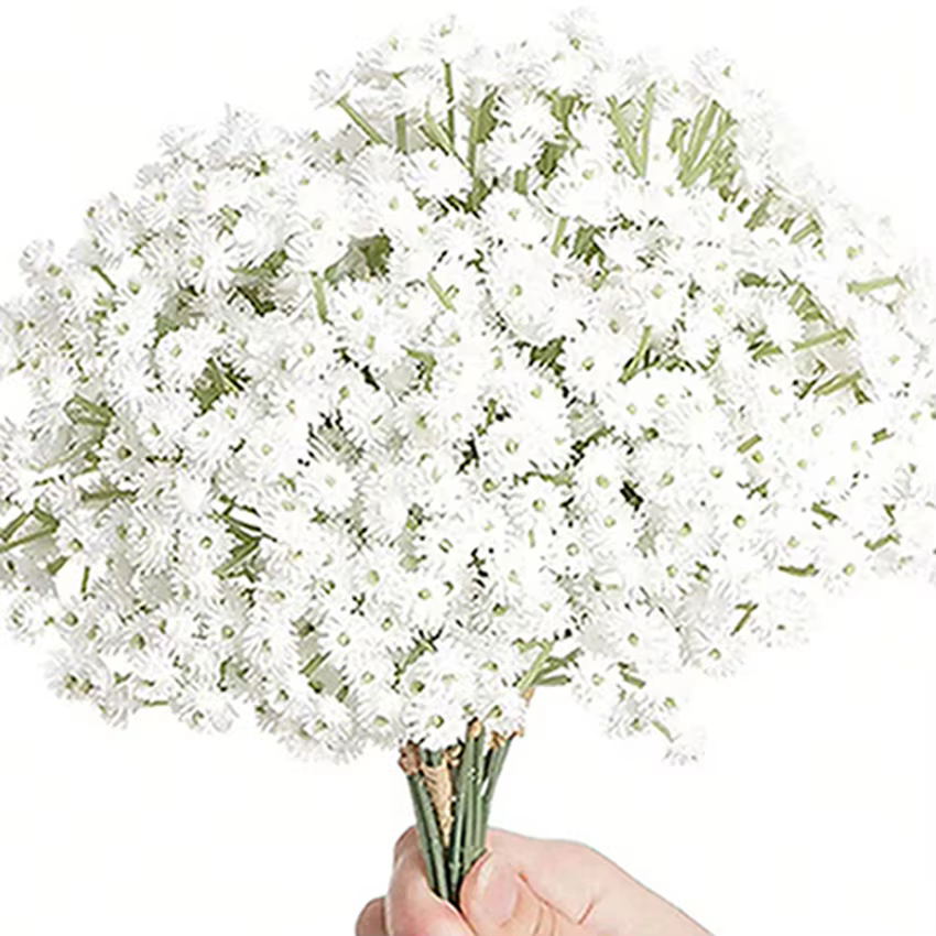 Fleurs artificielles Babysbreath mariage maison chambre Table Decor célébration en plein air Halling couronne de mariée Bouquets Party Craft cadeau