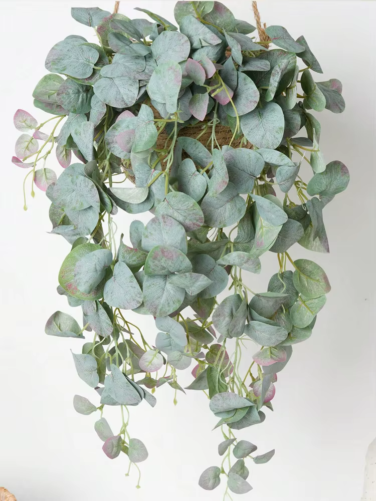 Plantes artificielles en rotin d'eucalyptus