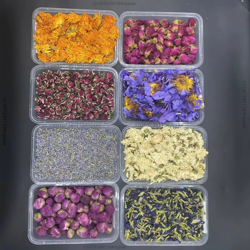 Fleurs séchées de jasmin et de rose naturelles de haute qualité pour la décoration de fêtes