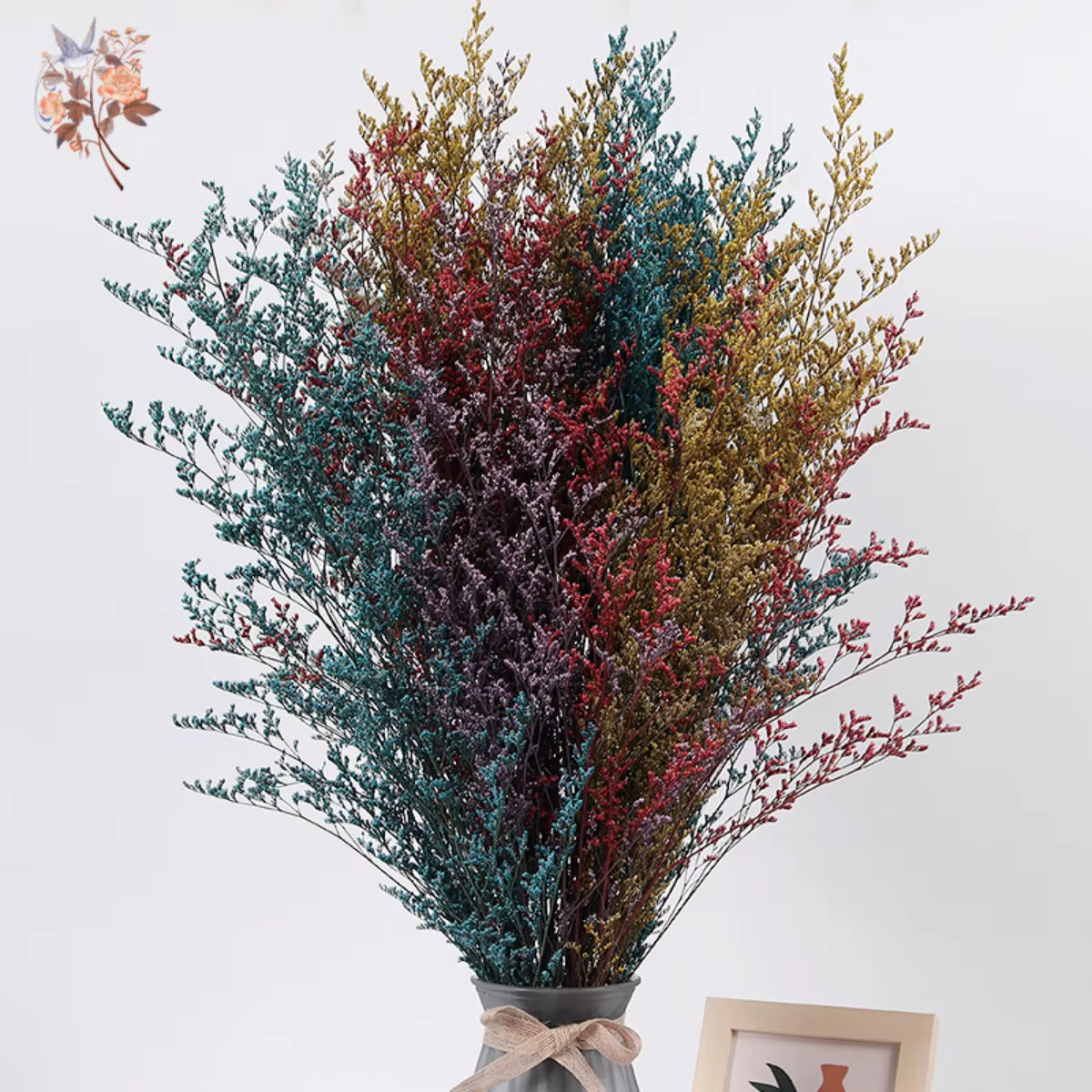 Limonium naturel séché pour les amoureux