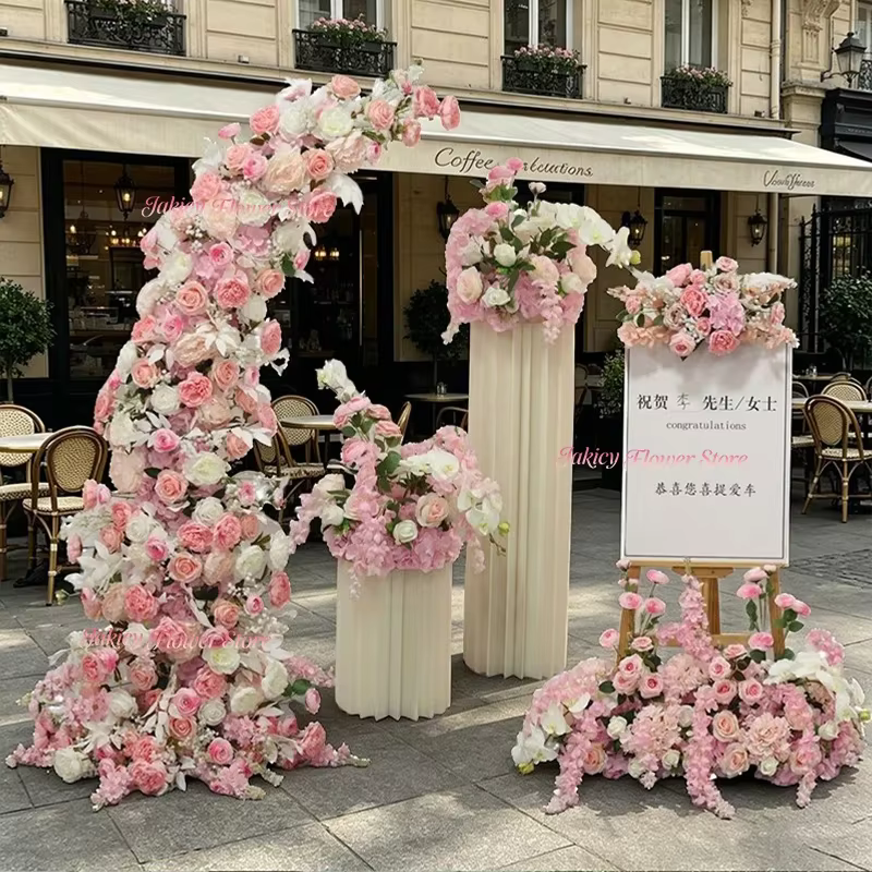 Composition florale rose