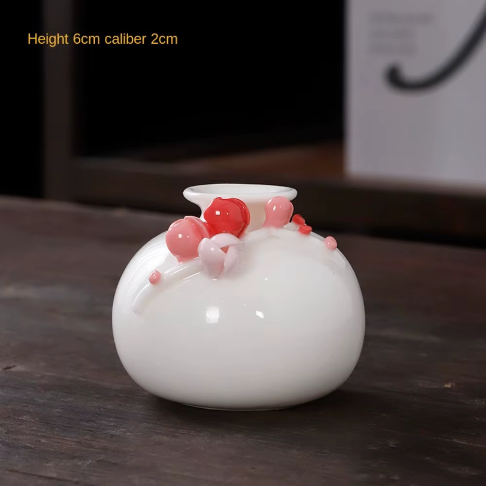 Vases à fleurs hydroponiques en céramique faits à la main