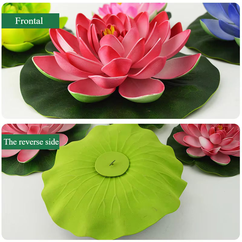 Décoration de piscine de fleurs artificielles