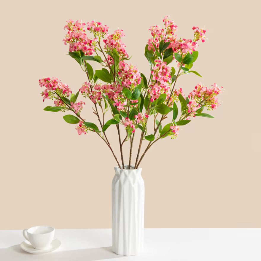 Soie artificielle lilas fleurs mariage nuptiale Bouquet maison salle extérieure Garden Party Arch bricolage cadeau