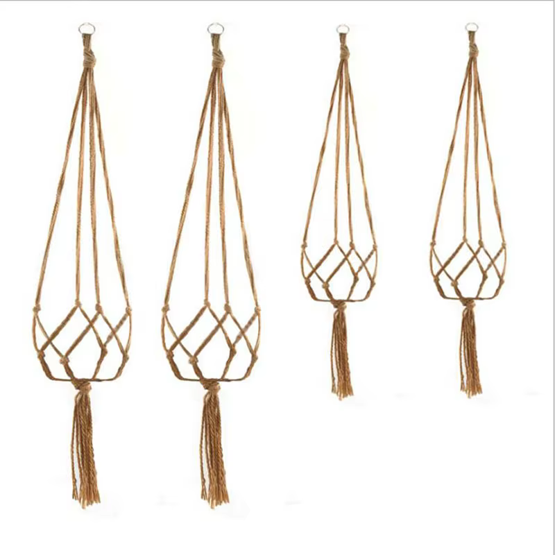 ConfronPlant-Cintre de plante en macramé fait à la main