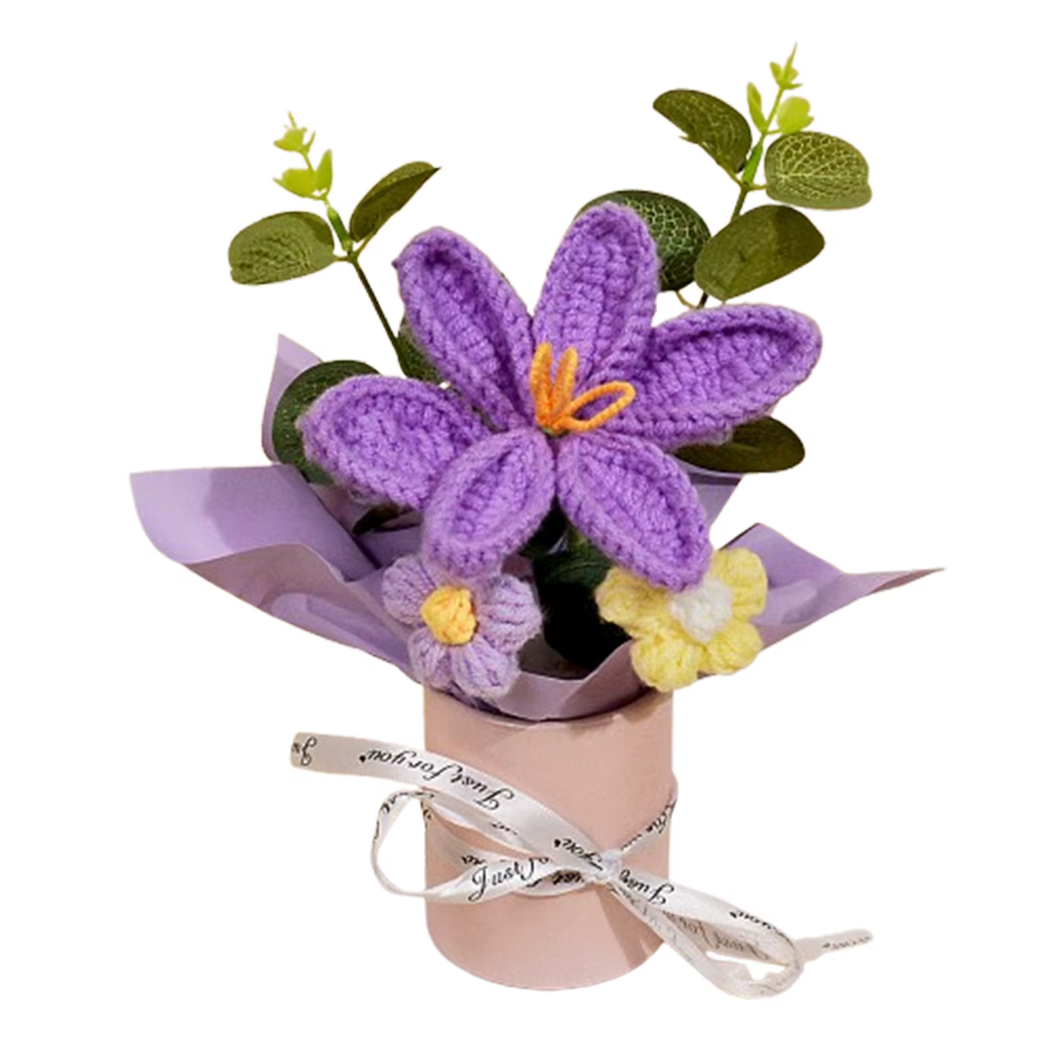 Bouquets de fleurs au Crochet faits à la main