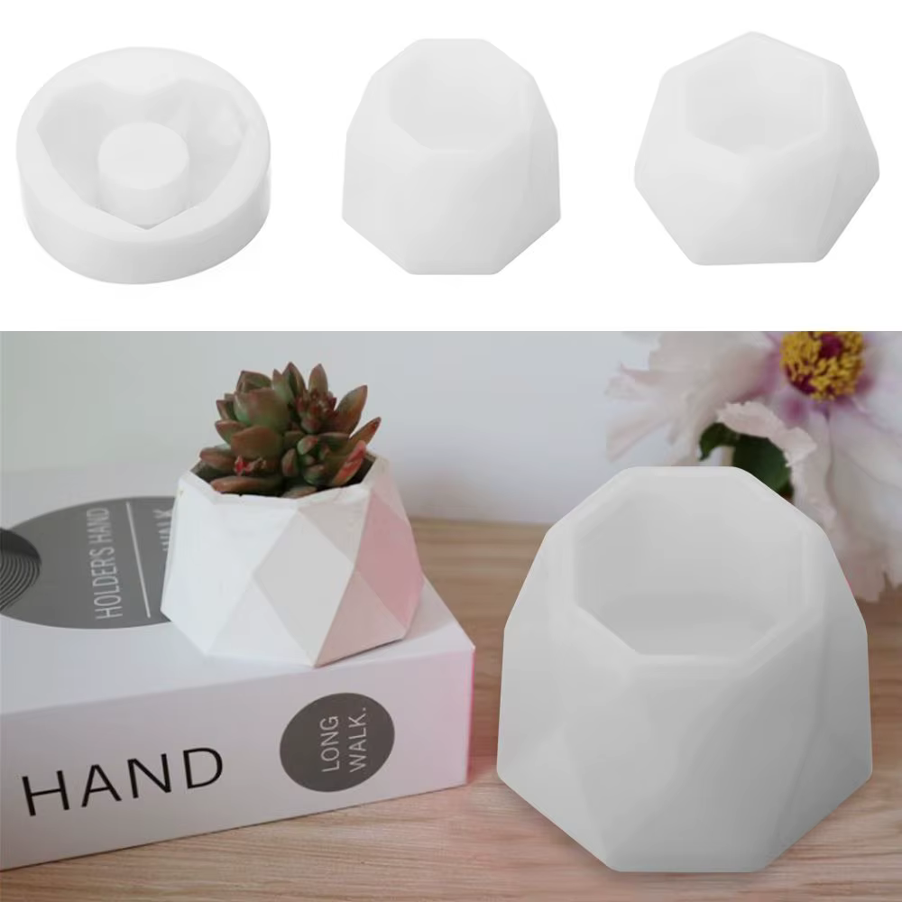 Moules en silicone pour pot de fleurs succulentes