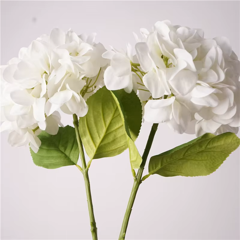 3 pièces fleurs artificielles d'hortensia d'été sans fin pour cérémonie de mariage Bouquet de mariée fausses
