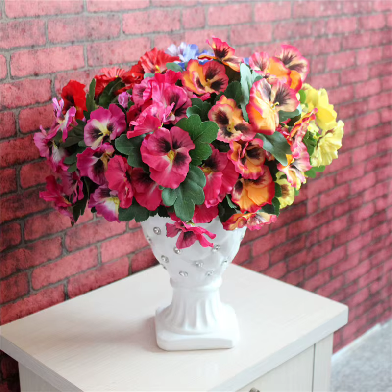 1 pièce de fleurs artificielles en soie