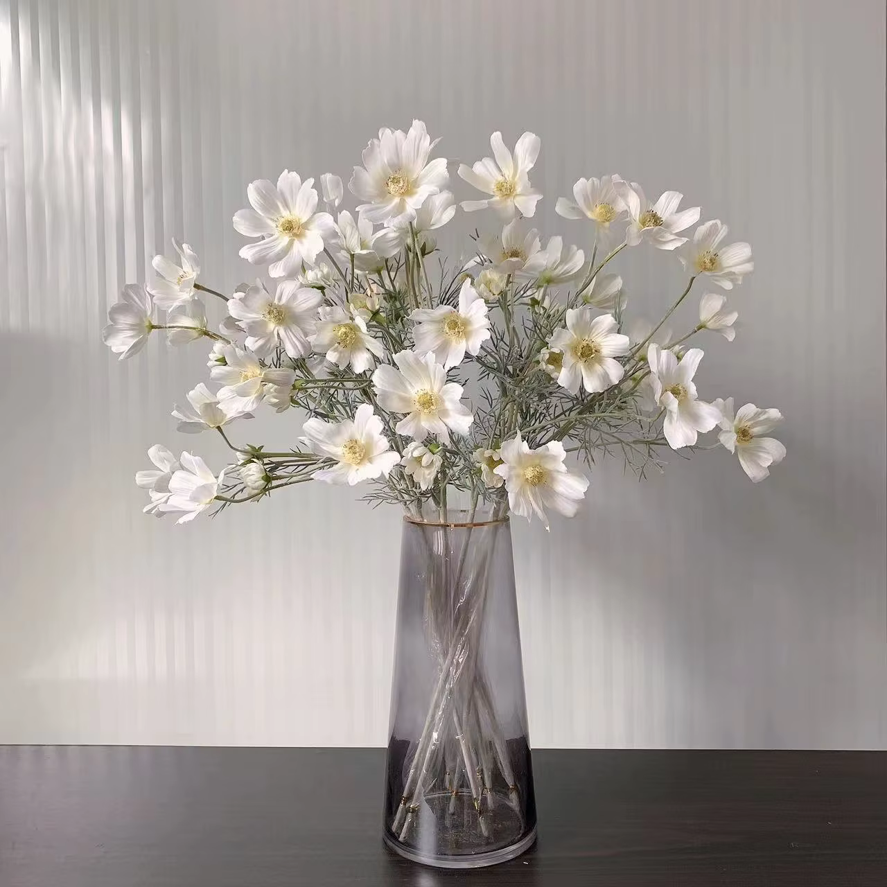 Camomiles fleur artificielle en soie 60cm marguerite blanche fausses fleurs chambre mariage maison décorations de Table fête bricolage Bouquet cadeaux 1 pièces