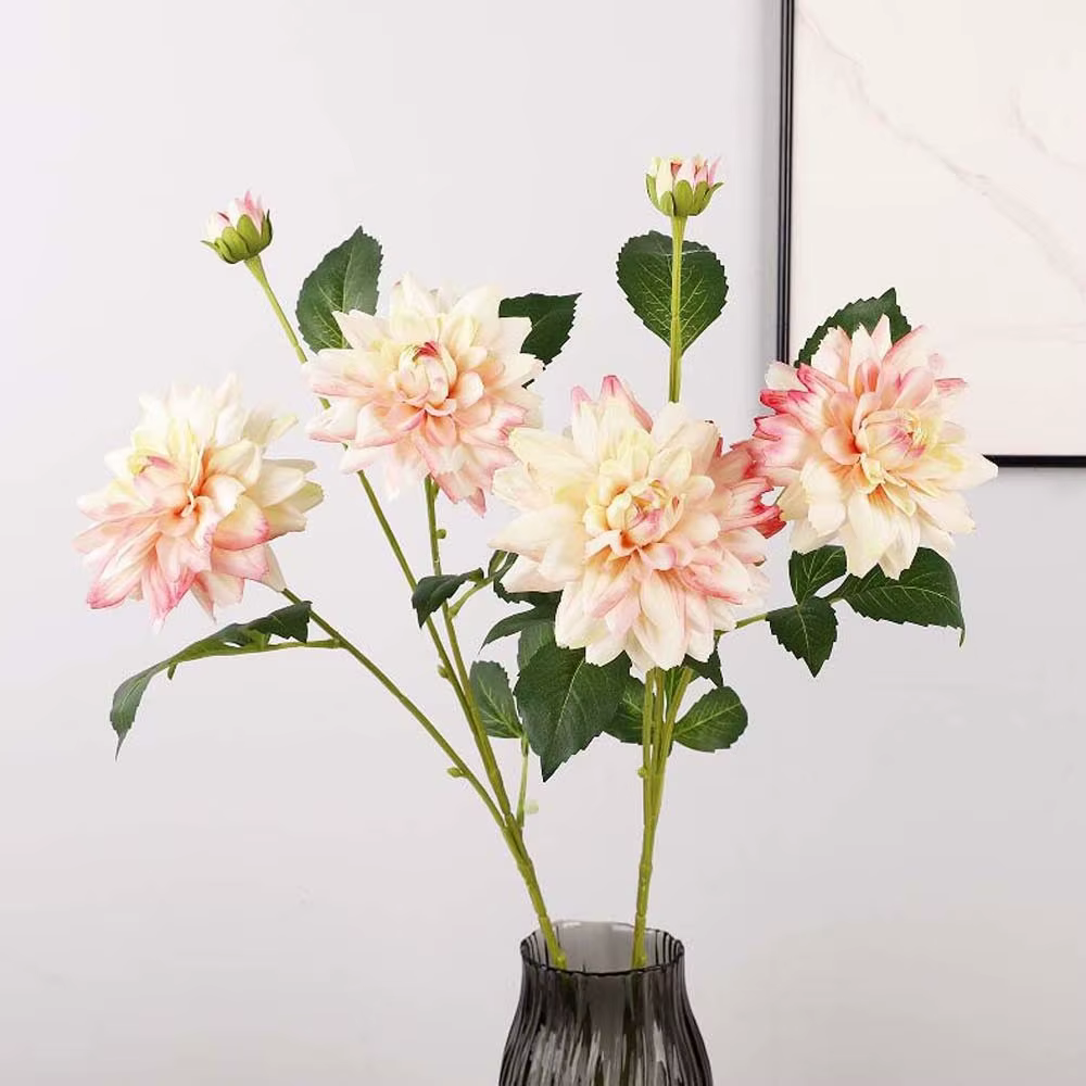 Fleur de Dahlia Artificielle Effet Réel