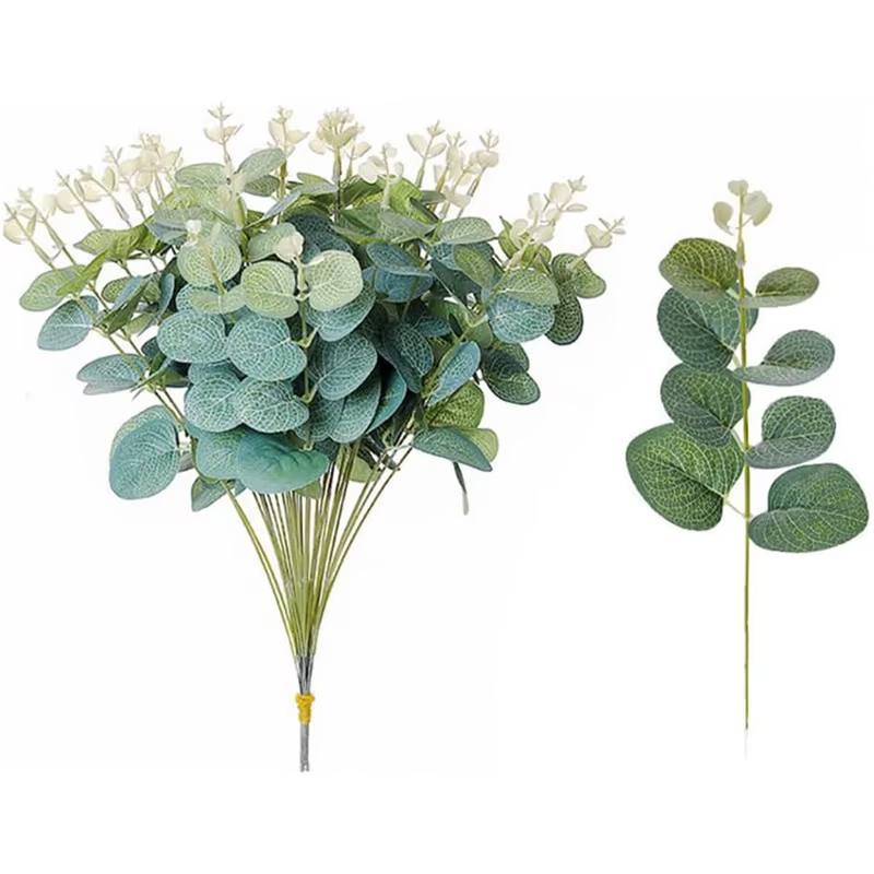 Feuilles d'eucalyptus artificielles