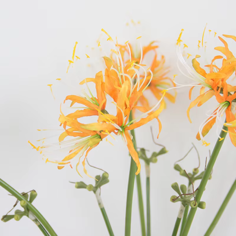 Branche de fleur de Higan en soie