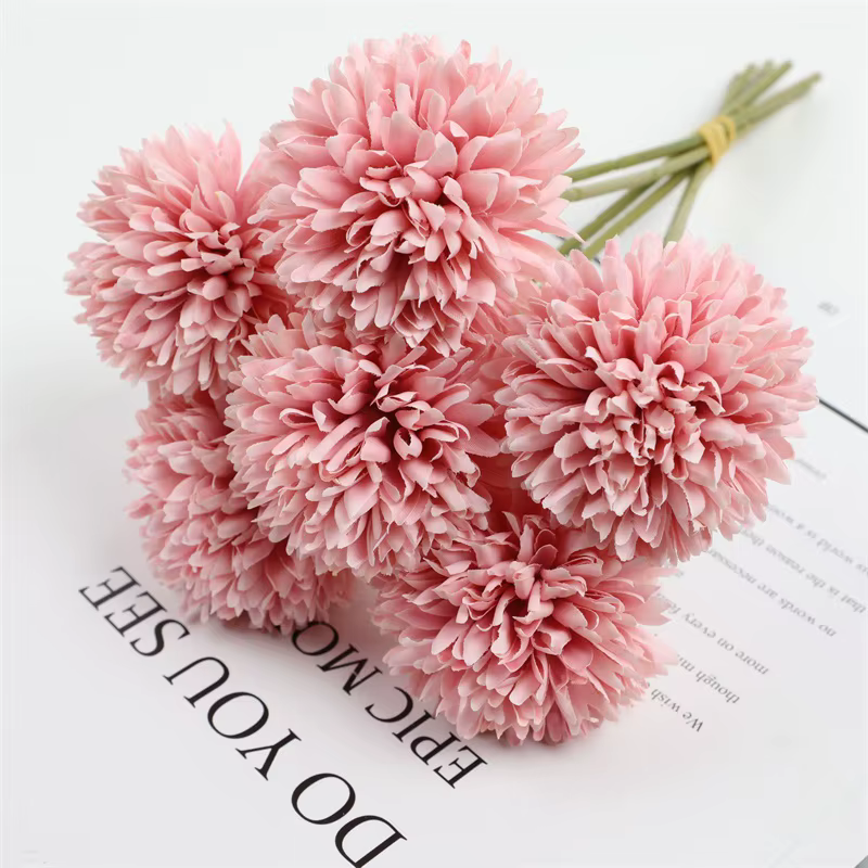 Bouquet de fleurs artificielles d'hortensia
