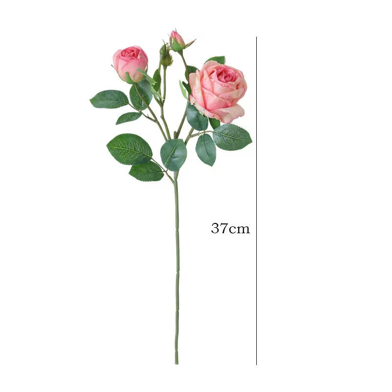Injtrash-Fleurs artificielles colorées pour la décoration de la maison et de la chambre