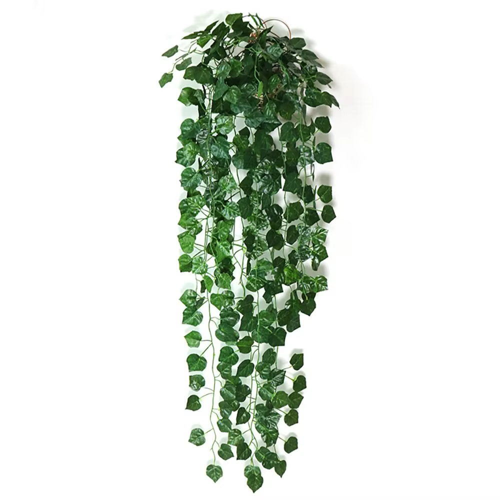 Décor à la maison vigne traînant verdure fausses feuilles plantes suspendues artificielles
