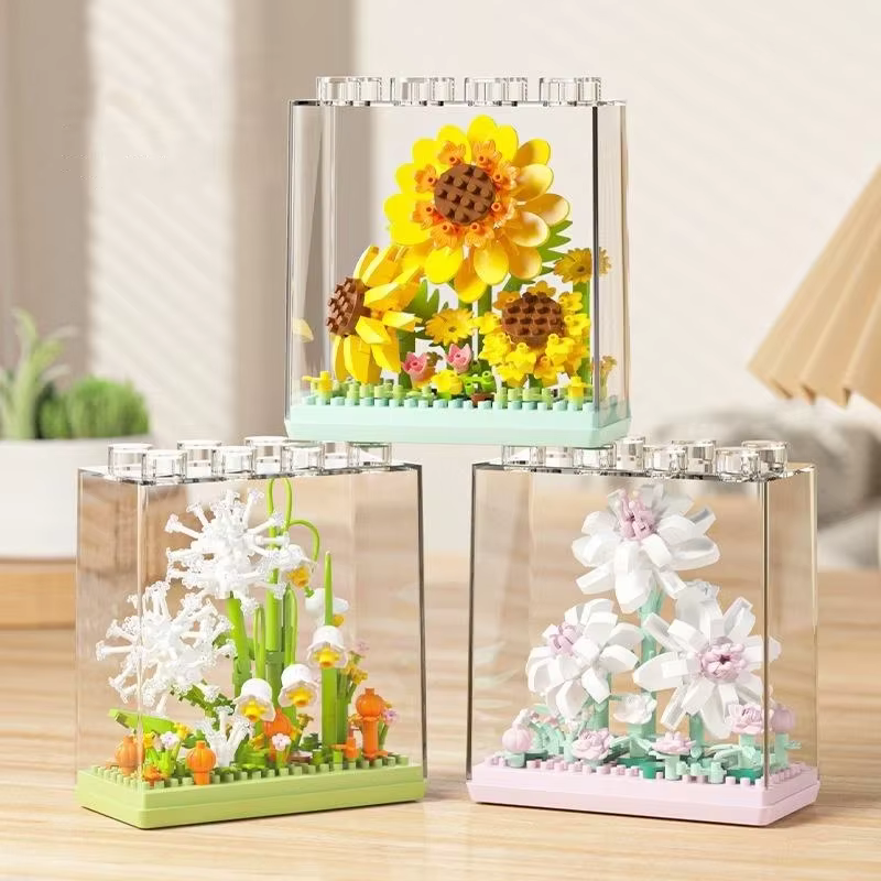 Bouquet de tournesols en pot