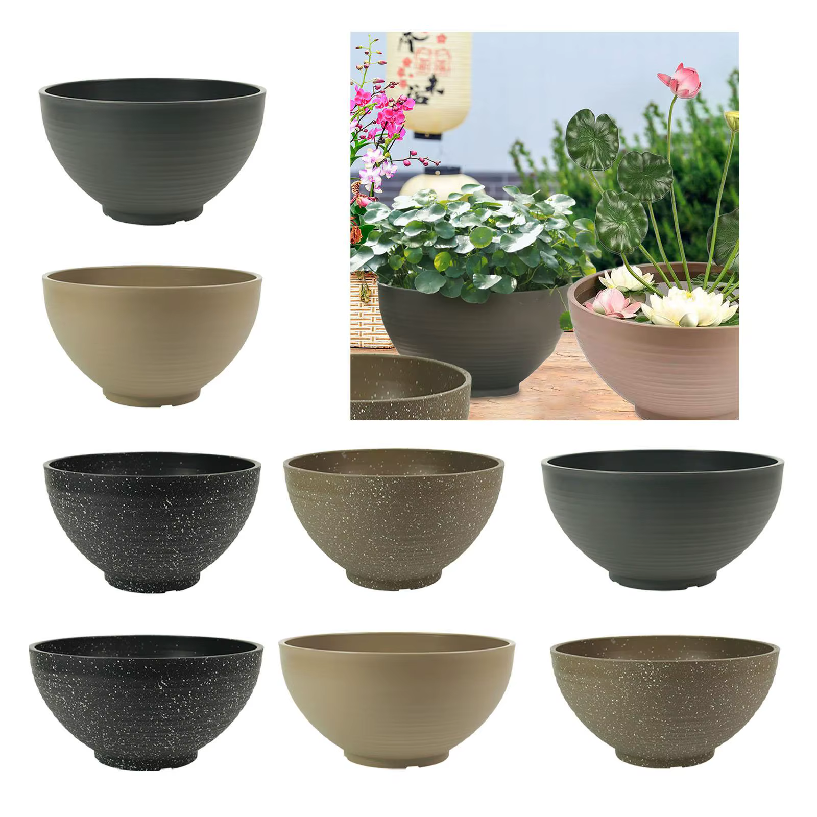 Bol de jardin, jardinière