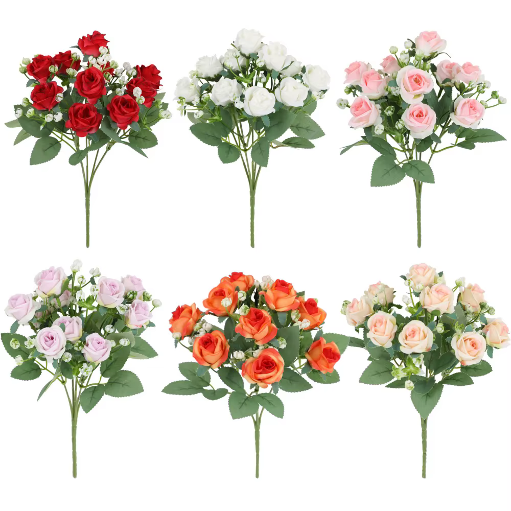 Bouquet de roses rouges pour mariage
