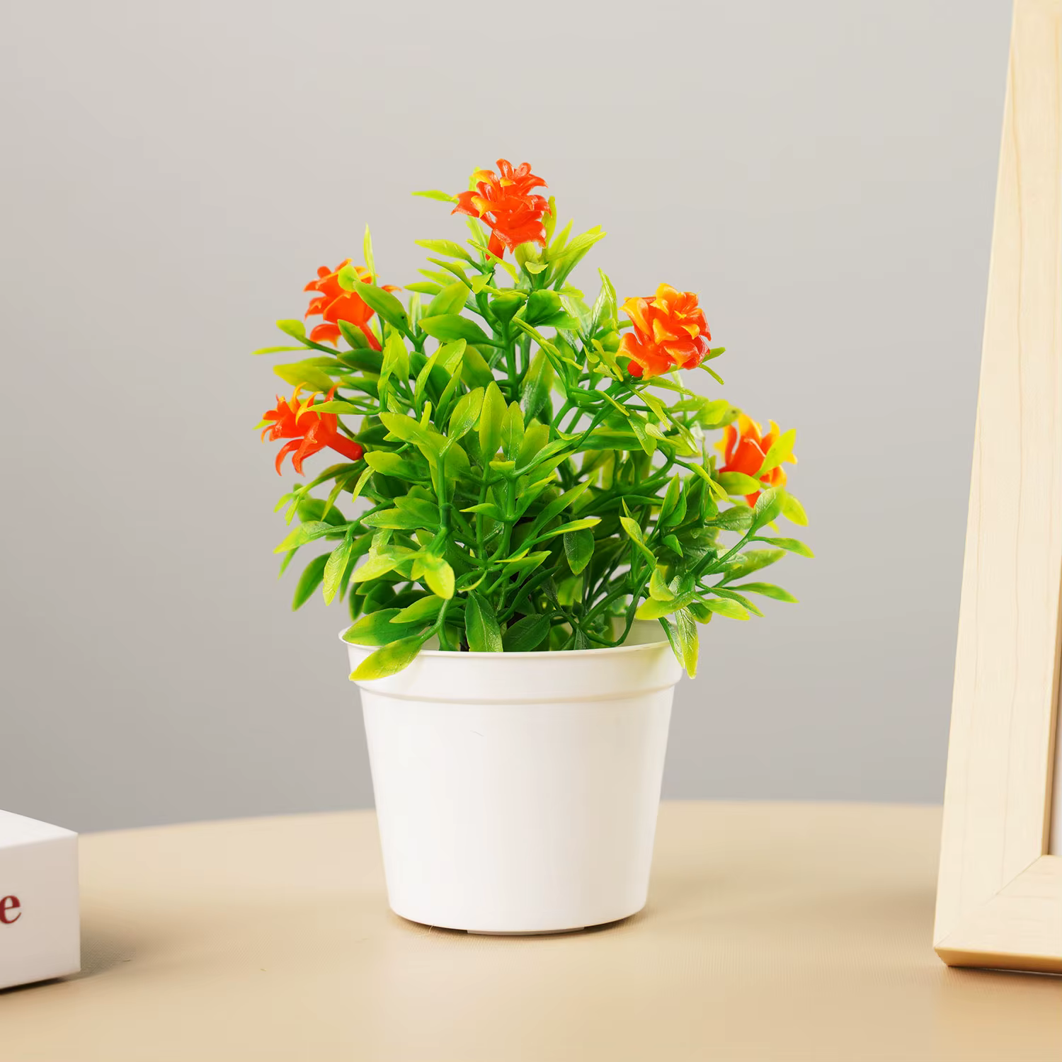 Fausses Fleurs Artificielles pour Décoration de Bureau