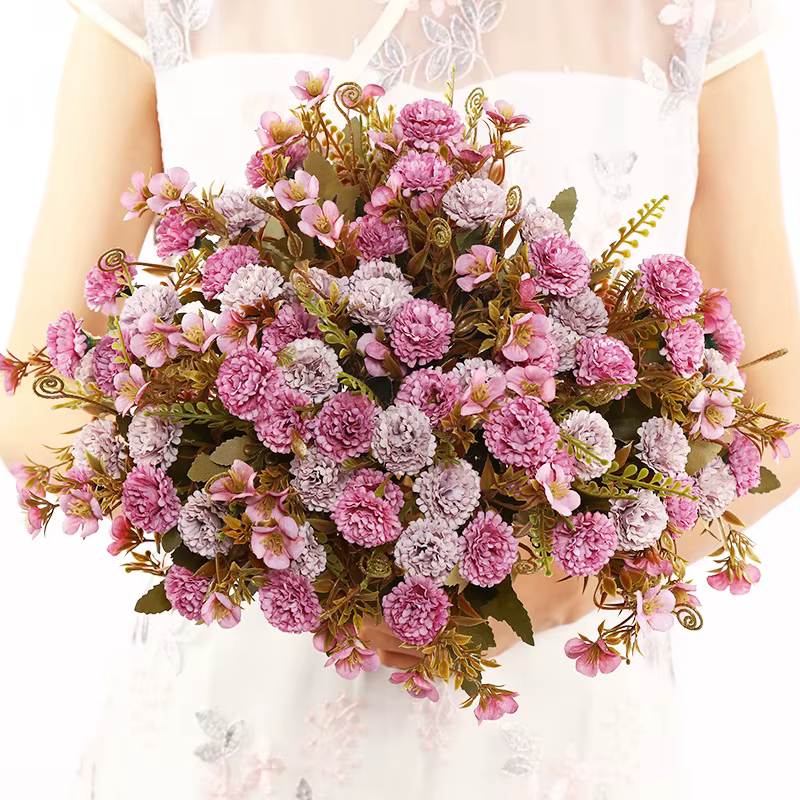 Fleurs Artificielles pour Décoration de Mariage et Maison