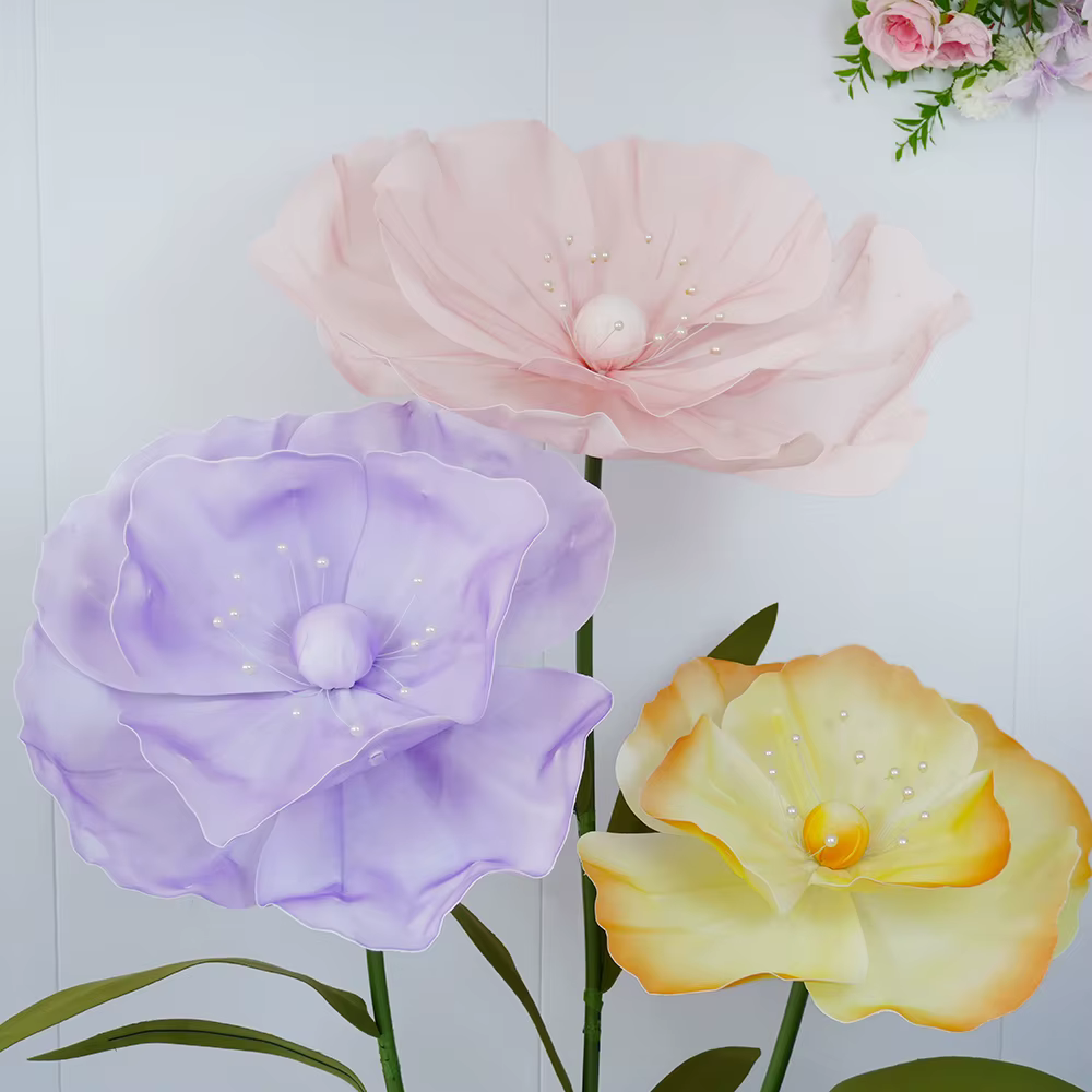 Fleurs artificielles géantes 170cm
