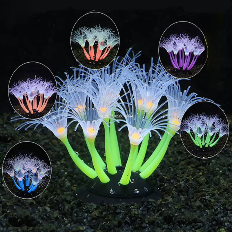 Décorations d'Aquarium à Effet Artificiel