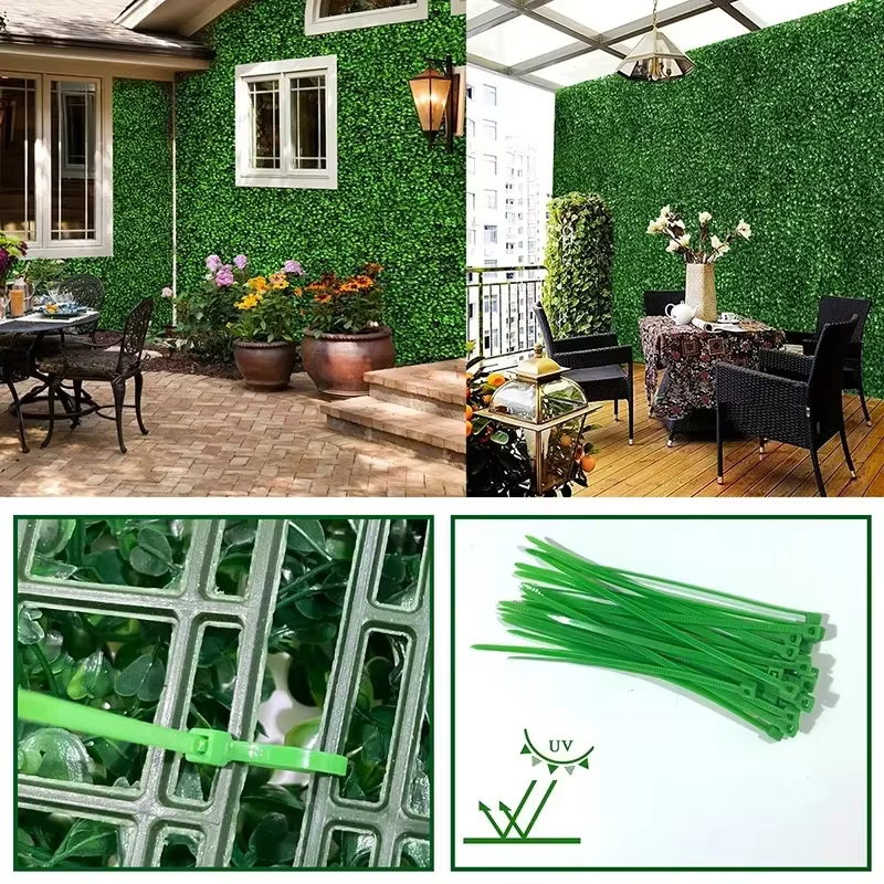 Panneau mural de plantes artificielles