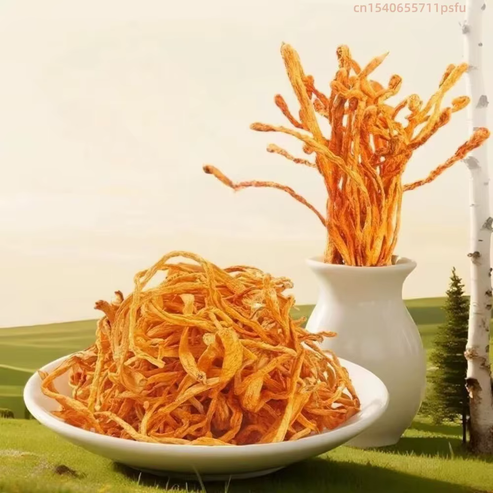 Fleur de Cordyceps séchée naturelle de qualité supérieure pour la fabrication de savon DIY