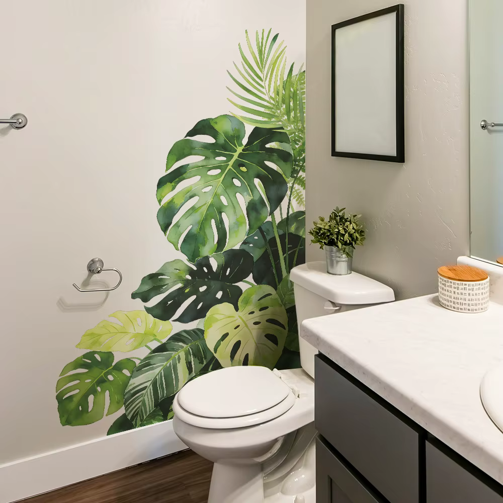 Feuilles de tortue vertes pour chambre à coucher