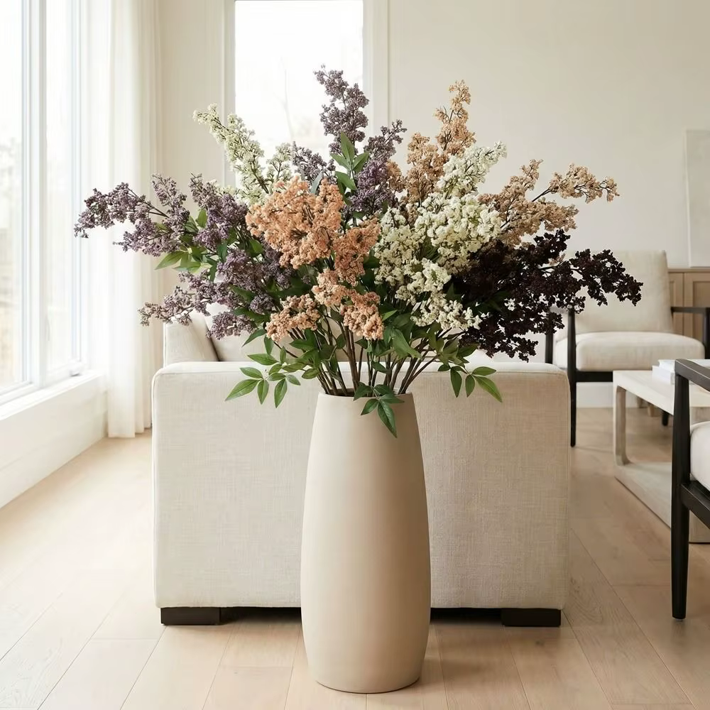 Branche de baies de Nandina artificielle en plastique