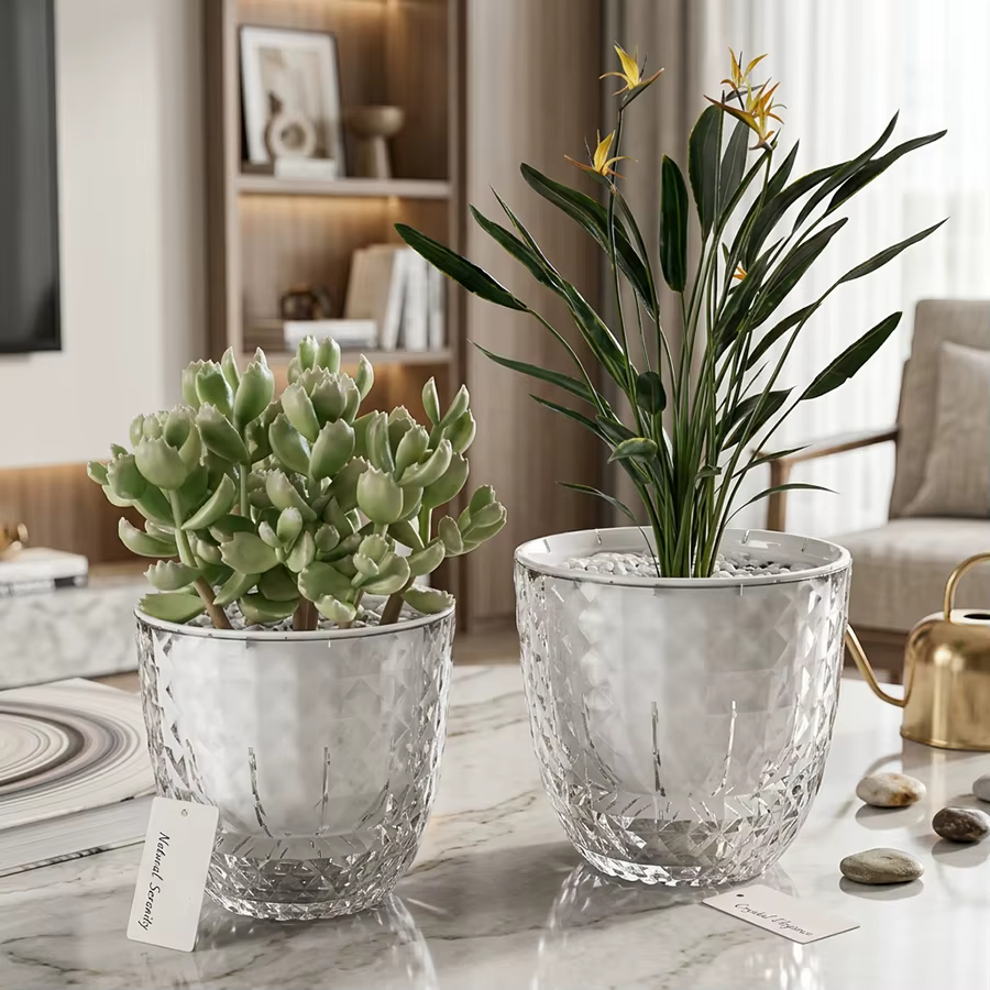 Pots de plantes auto-arrosants