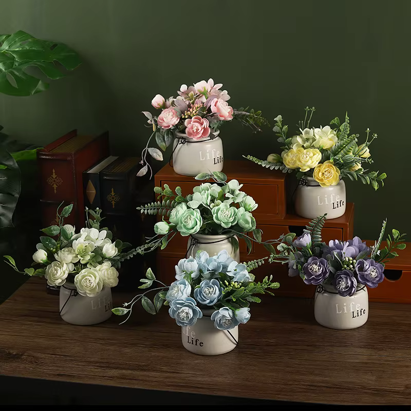 Petites Fleurs Artificielles pour la Décoration de la Maison