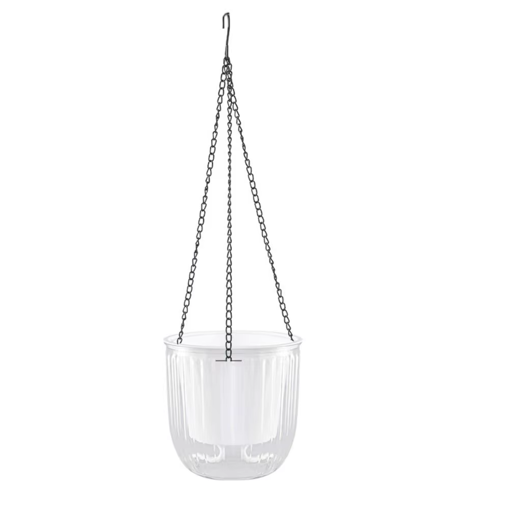 Pot de fleur auto-arrosant avec trous de proximité