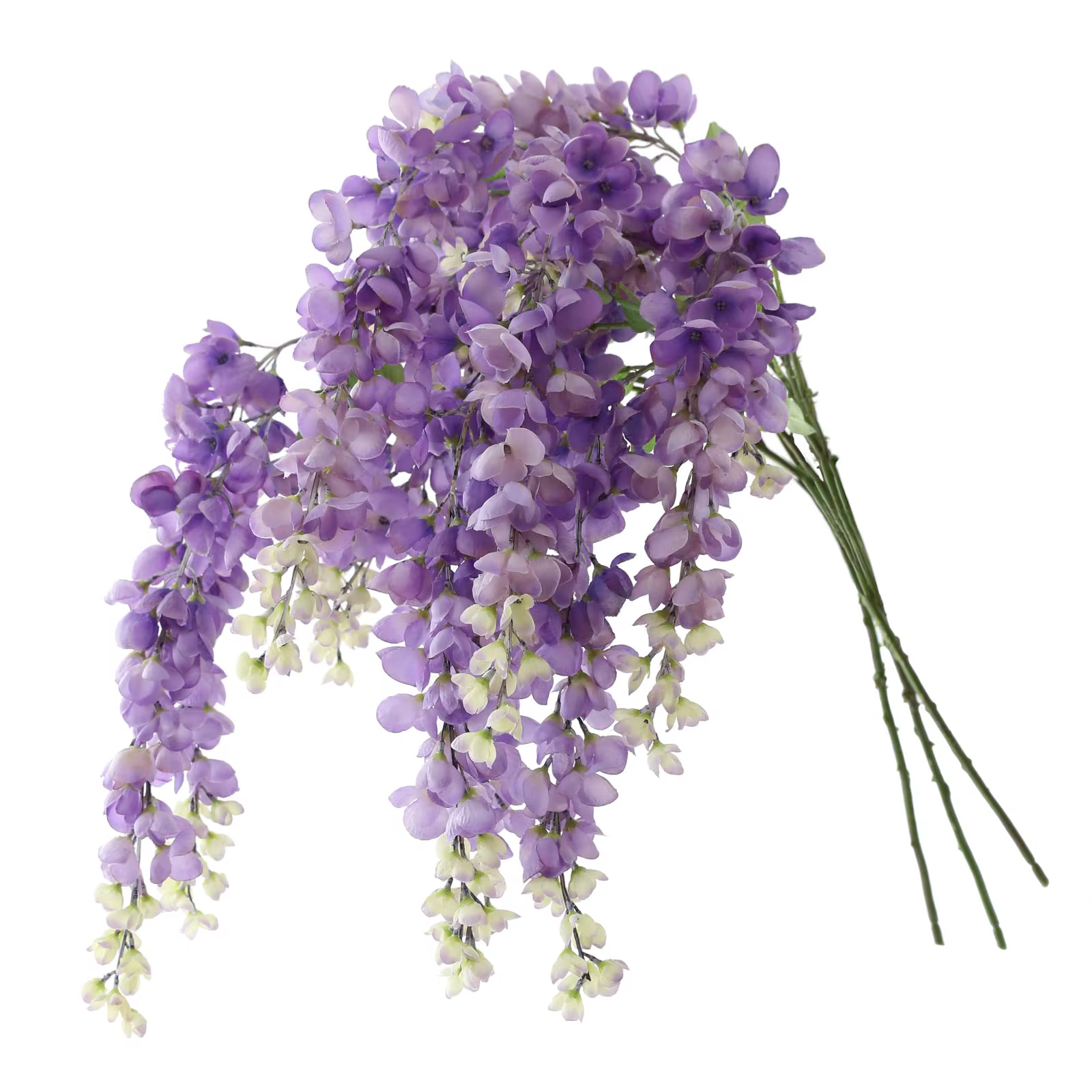Fleurs de glycine artificielles longues de 120cm