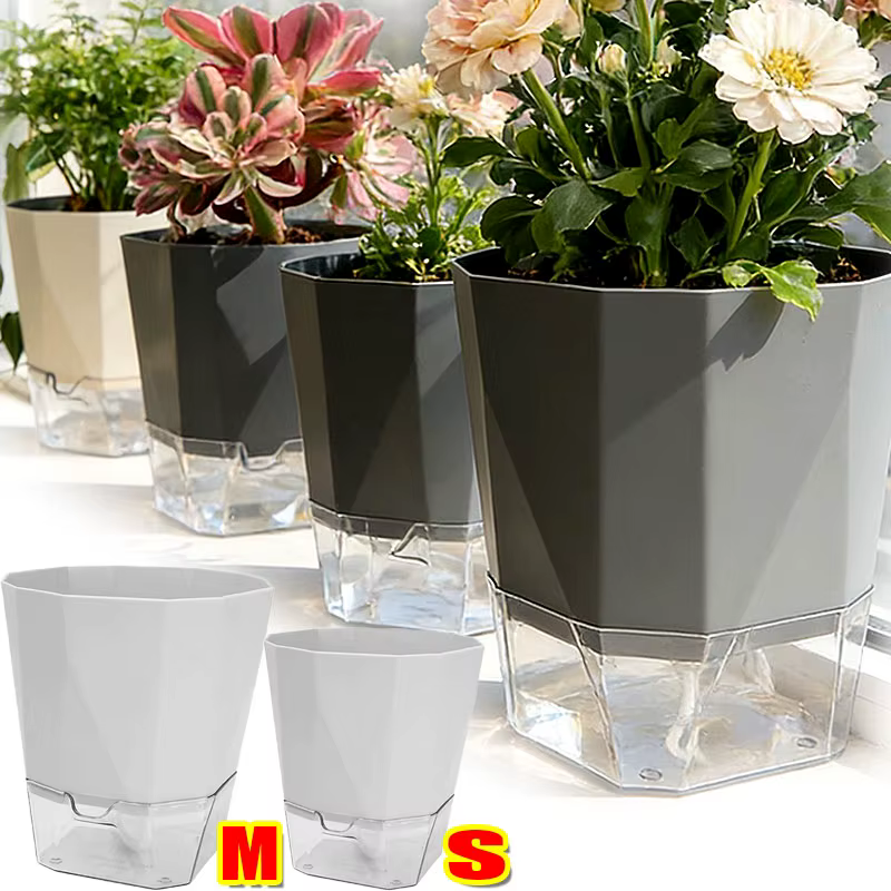 Pots de plantes auto-arrosants