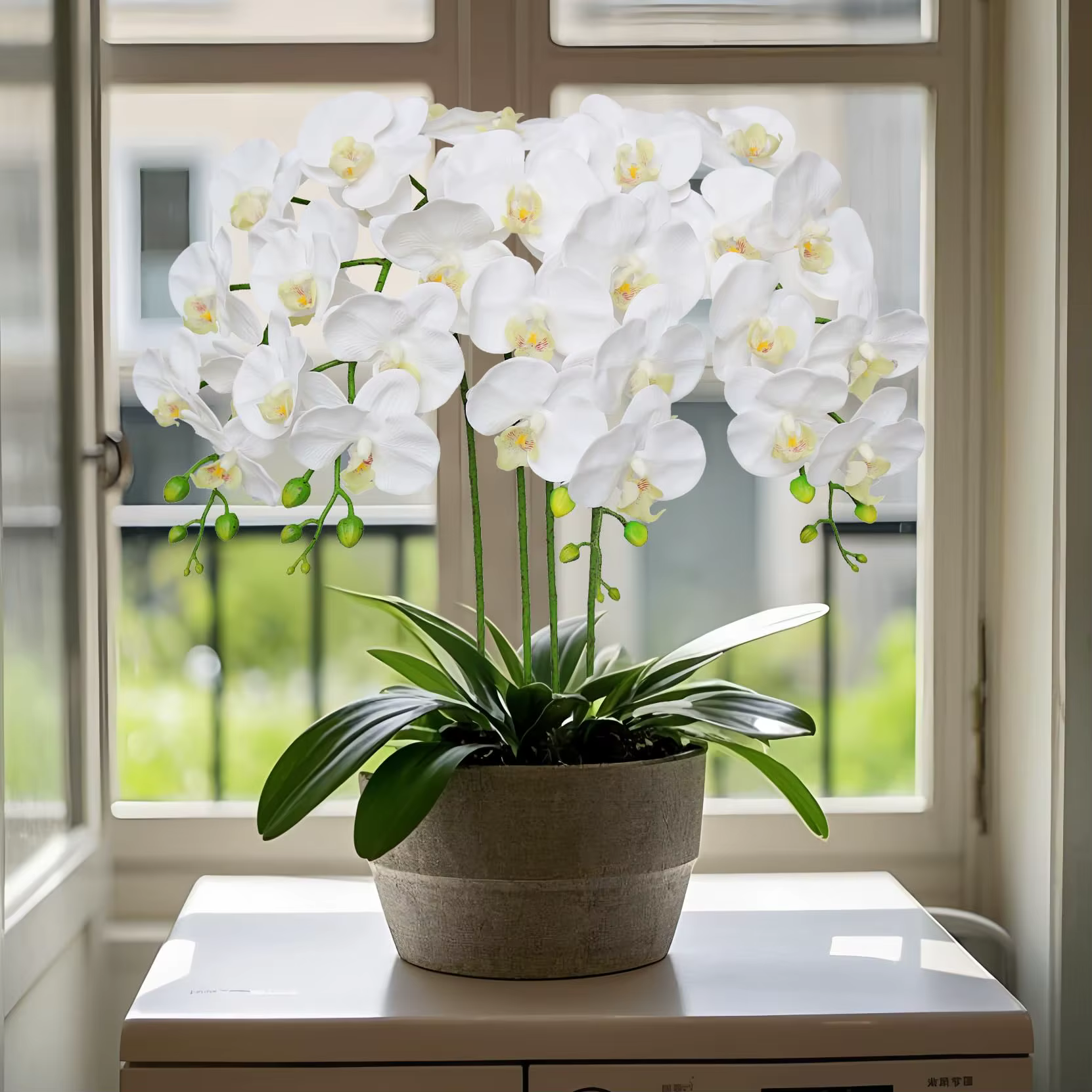Fleurs d'orchidées artificielles 69cm