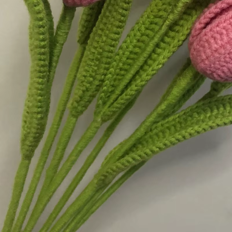 Tulipes artificielles au Crochet