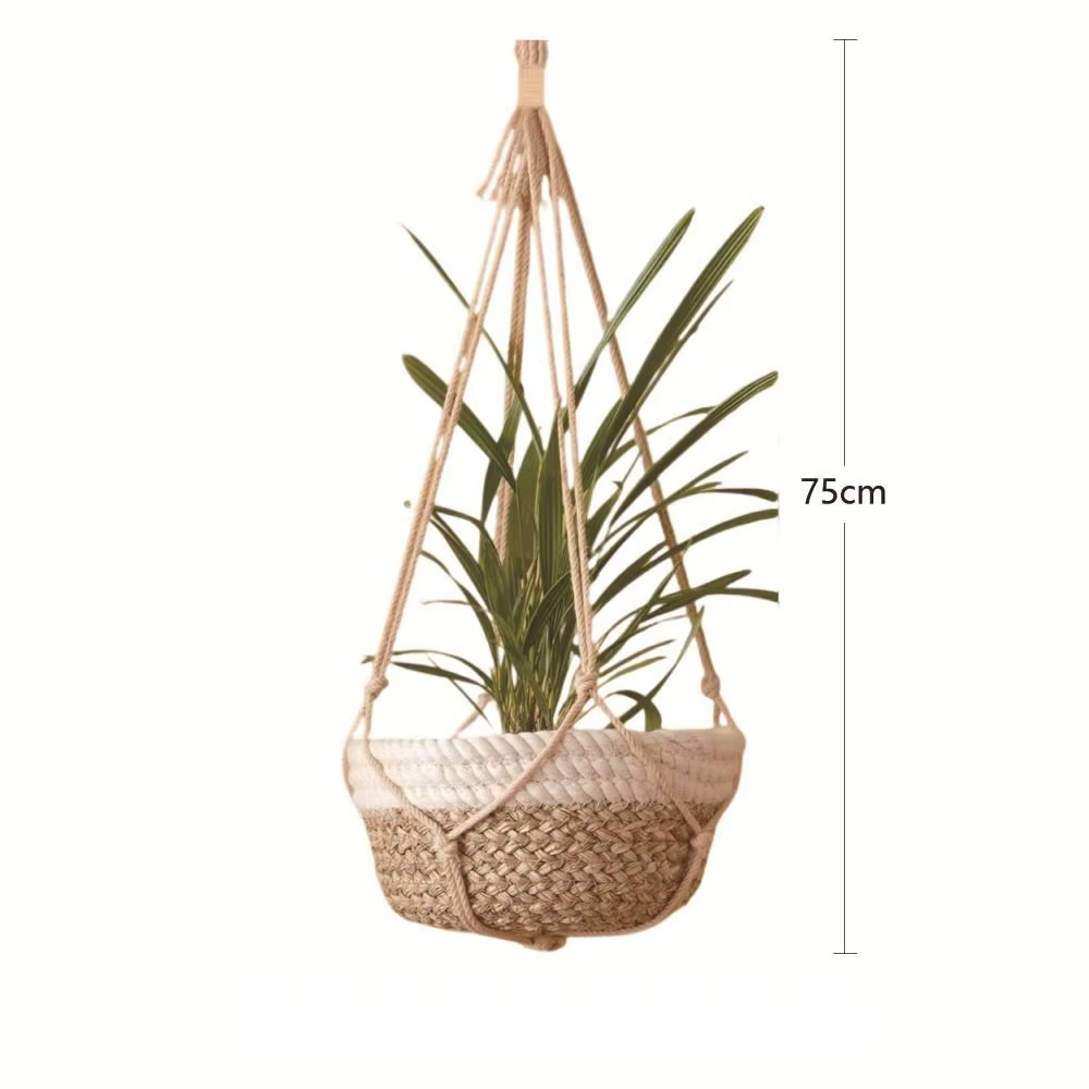 Mode macramé plante cintre Pot de fleur planteur
