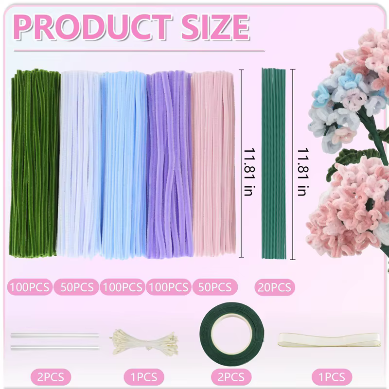 Kit de fleurs fait à la main