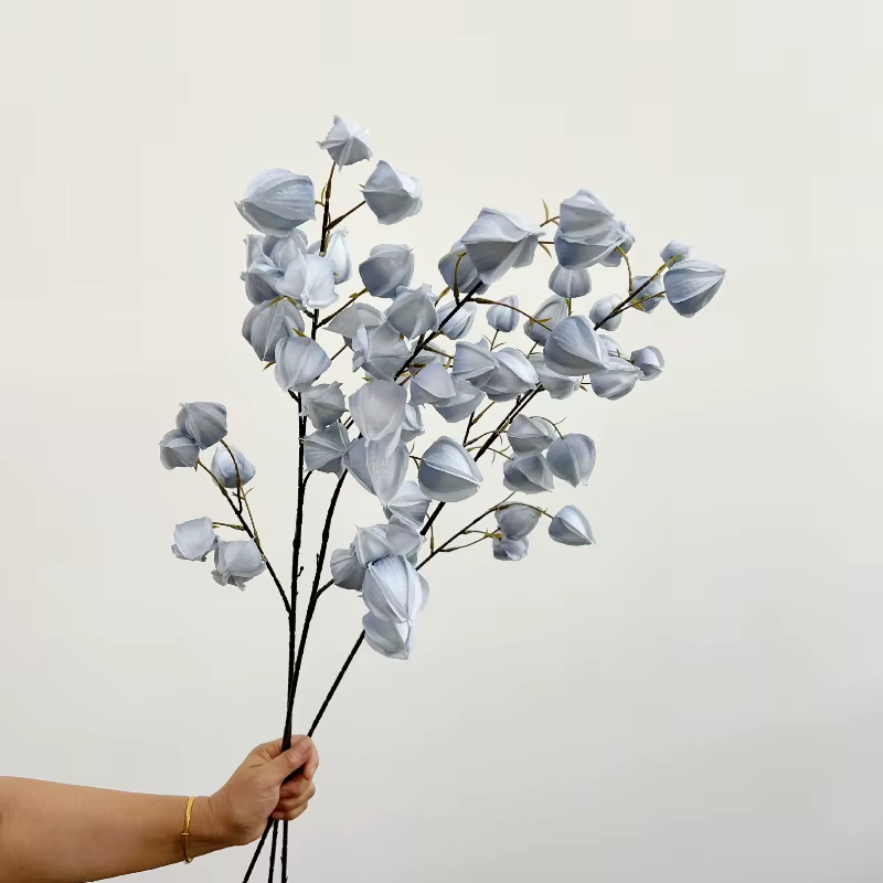 98CM fleur artificielle mousse fruits nordique Ins Arrangement floral décoration de la maison lanterne