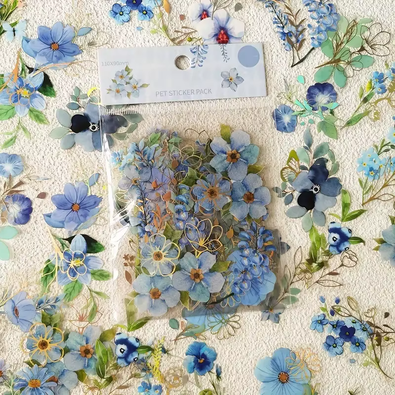 40 pièces itinérant rêves Vintage INS fleur plante autocollants décoratif bâton étiquettes journal Album fait à la main matériel de Scrapbooking