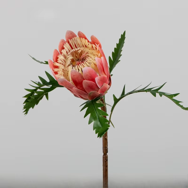 6 pièces de fleurs artificielles en plastique