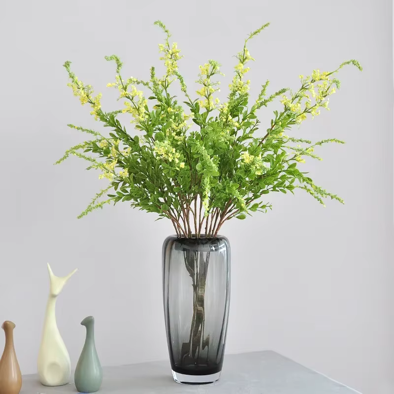 Assy enge-Fausse fleur verte artificielle