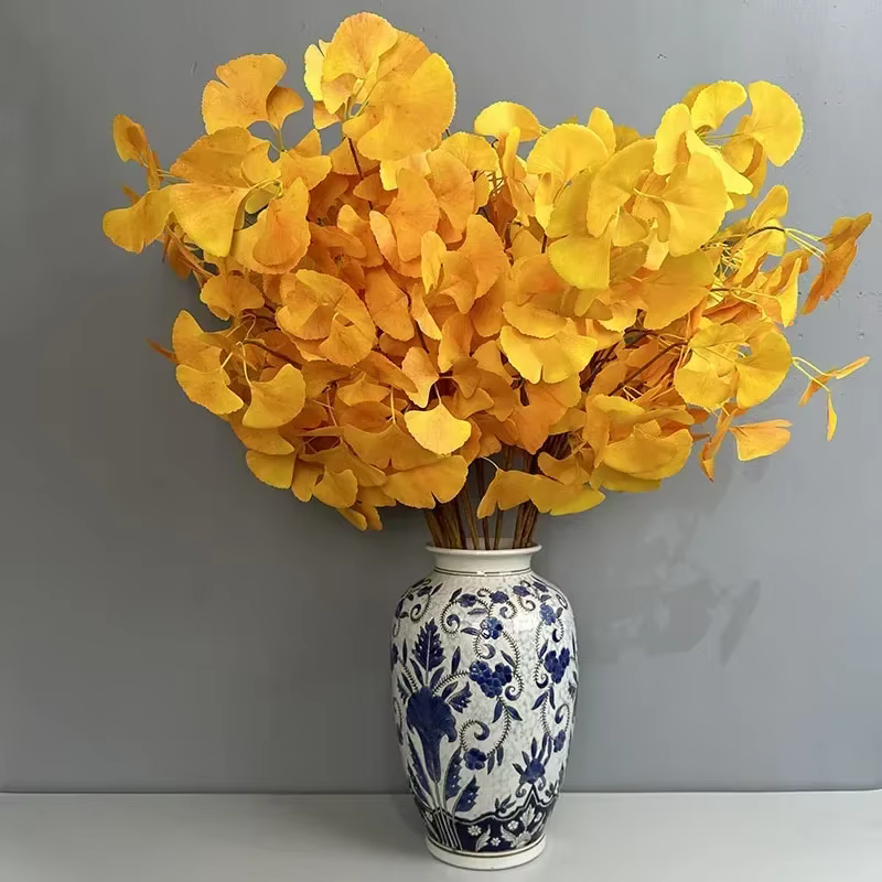 Feuilles de Ginkgo artificielles
