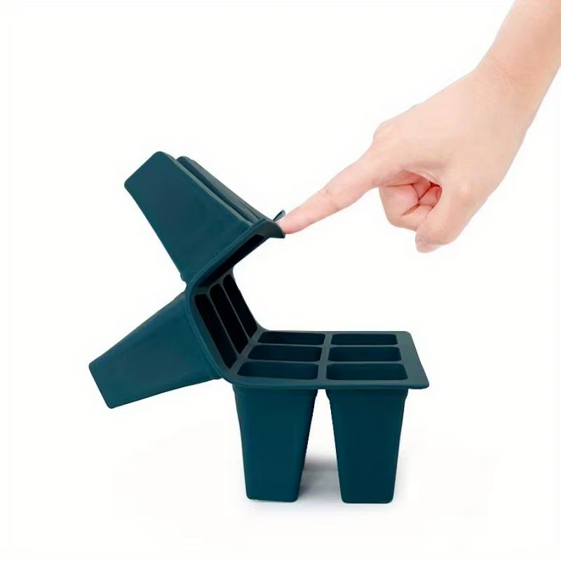 1 plateau de germination en silicone réutilisable pour la culture de semis et la pépinière