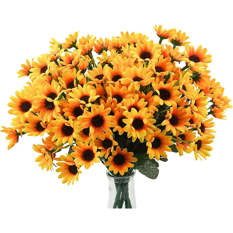 Fleurs artificielles petite marguerite combinaison Brial Bouquet haute qualité saint valentin printemps mariage maison chambre Decora Scrapbook cadeau