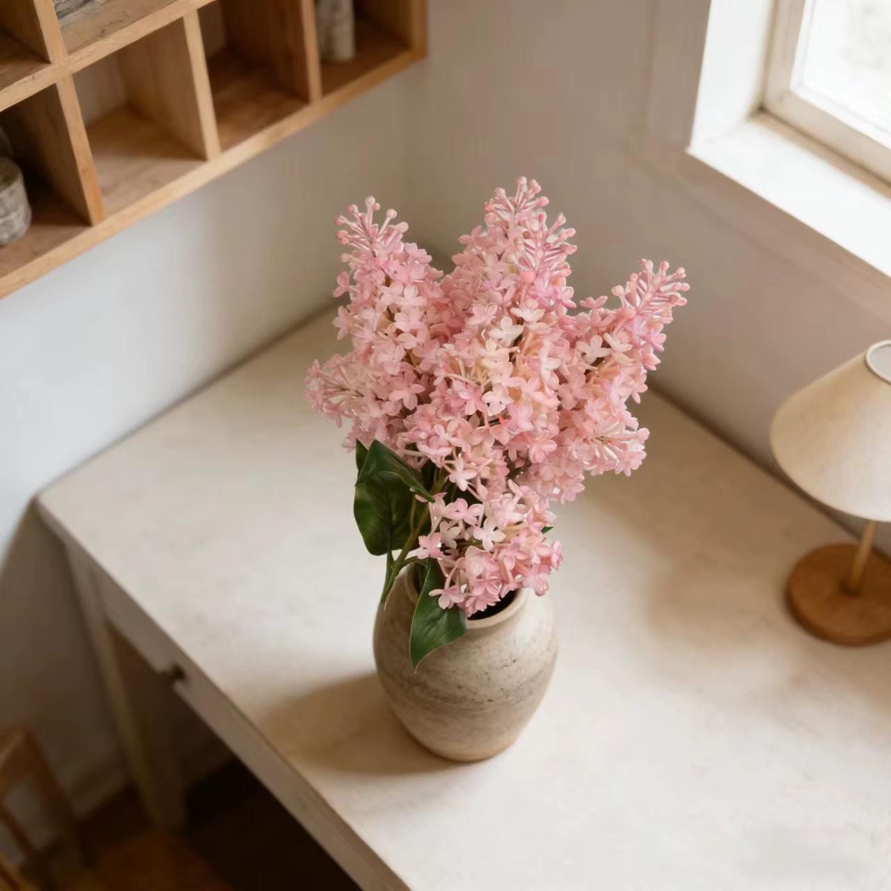 Bouquet de fleurs artificielles lilas 28 pouces