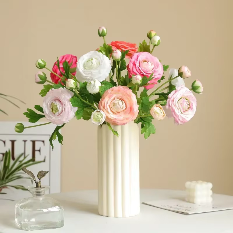 Fausse Fleur Artificielle au Toucher Réel