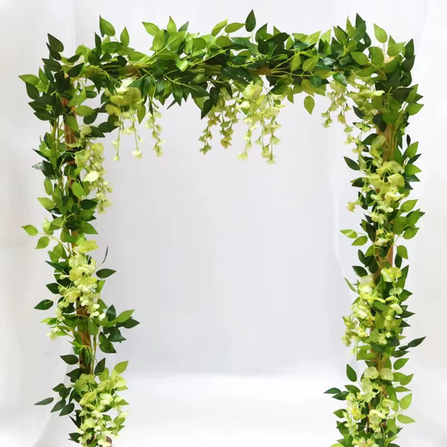 Feuille d'hortensia de vigne de 2 mètres